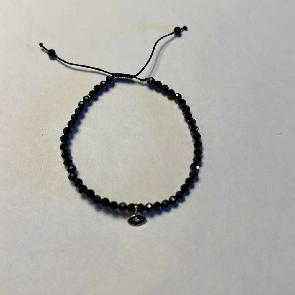 Genuine Stone Bracelet 14KtT over sterling silver  Charm
